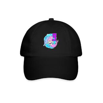 Fille - 9ème Anniversaire Sirène - Fille - Casquette classique - noir/noir - Devant