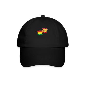 Bolivie Espagne Drapeau Espagnols Boliviens - Casquette classique - noir/noir - Devant