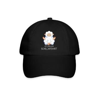 Schafe Schafherde Bauernhof Landwirt Schäfer - Baseballkappe - Schwarz/Schwarz - Vorne