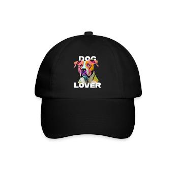Dog Lover American Stafford - Baseballkappe - Schwarz/Schwarz - Vorne