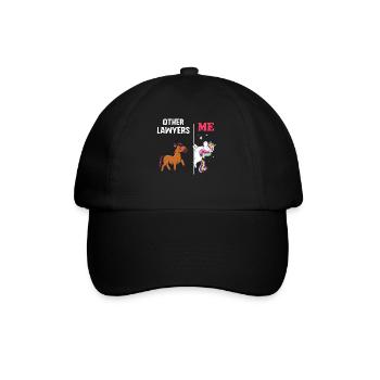 Other Lawyers Me Unicorn Horse - Baseball Cap - black/black - Front