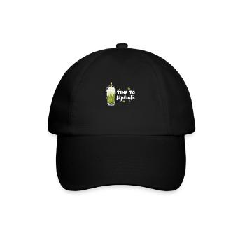 Thé à bulles - Casquette classique - noir/noir - Devant