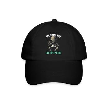 Alien Coffee Lover Caféine UFO Extraterrestre - Casquette classique - noir/noir - Devant