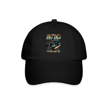 J’ai un hot rod ma voiture est belle trop drôle muscle - Casquette classique - noir/noir - Devant