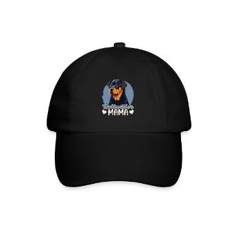 Maman Rottweiler - Casquette classique - noir/noir - Devant