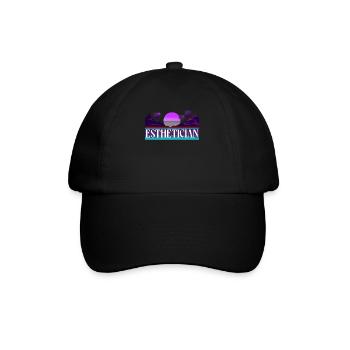 Cute Licensed Esthetician Skincare - Baseballkappe - Schwarz/Schwarz - Vorne