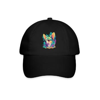 Chihuahua Dog Dog Design Pet Dog Love - Baseball Cap - black/black - Front