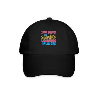 100 Days Of Sparkle Learning & Laughs 100 Days of - Baseball Cap - black/black - Front
