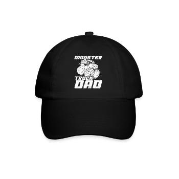 Monster Truck Dad Father's Day Dad Monster Trucks - Baseball Cap - black/black - Front
