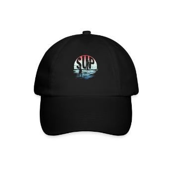 Retro SUP Horizon - Stand Up Paddle - Casquette classique - noir/noir - Devant
