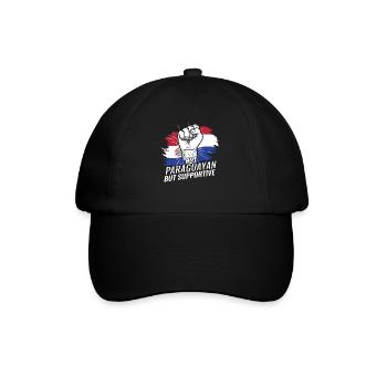 Pas le drapeau paraguayen mais le drapeau du Paraguay - Casquette classique - noir/noir - Devant