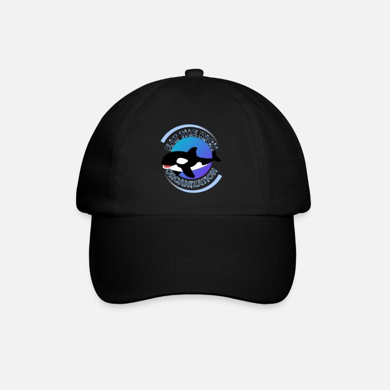 Mangez l’océan riche orque orcanisation - Casquette classique - noir/noir