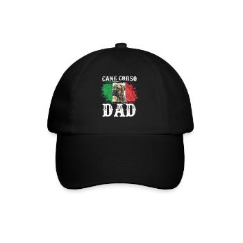 Cane Corso Papa - Casquette classique - noir/noir - Devant