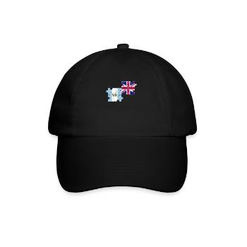 Guatemala UK Flag British Guatemalan - Baseball Cap - black/black - Front