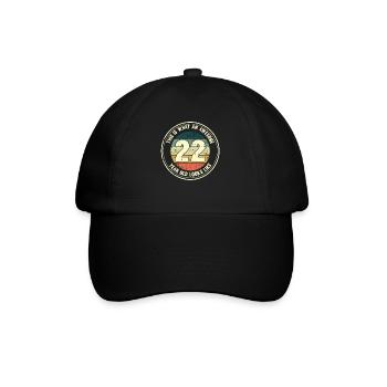 22e anniversaire pour que vous voyiez avec 22 cadeaux rétro - Casquette classique - noir/noir - Devant