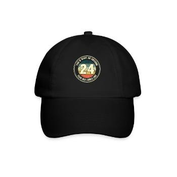 24e anniversaire Voici comment vous voyez à 24 Gift - Casquette classique - noir/noir - Devant