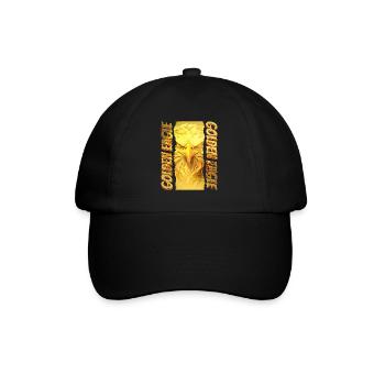 Eagle Head Gold Bird of Prey Bird Animal Nature - Baseball Cap - black/black - Front