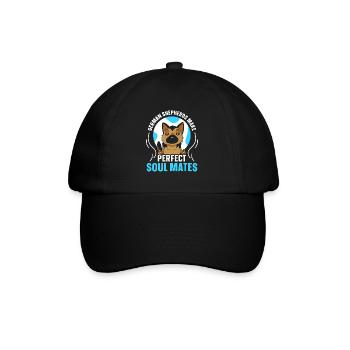 Bergers Allemands Âme Sœur Parfaite Mignonne - Casquette classique - noir/noir - Devant