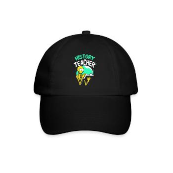 History Teacher History Teacher Profession - Baseball Cap - black/black - Front