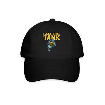 Sea Turtle Tortoise I Am The Tank - Baseball Cap - black/black - Front