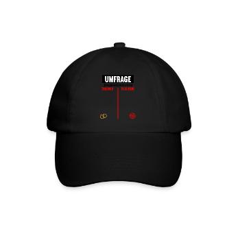 Junggesellenabschied Polterabend JGA Männer - Baseballkappe - Schwarz/Schwarz - Vorne
