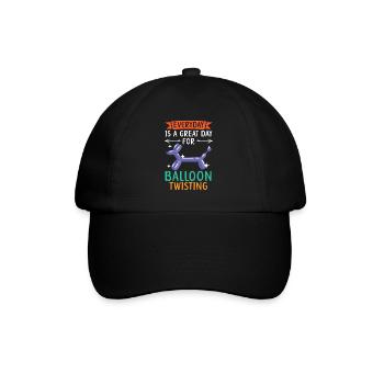 Jeder Tag ist ein großartiger Tag für Ballonverdre - Baseballkappe - Schwarz/Schwarz - Vorne