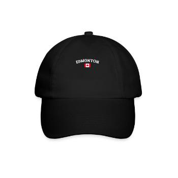 Edmonton, Canada, Drapeau canadien, Canadien - Casquette classique - noir/noir - Devant