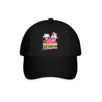 Flamingo Women I ́m Flocking Fabulous pink Girls - Baseball Cap - black/black - Front