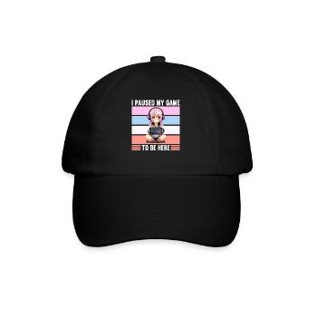 Gaming Console PC Gamer Girl Gamer Girl - Baseball Cap - black/black - Front
