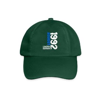 1992 August Limited Edition 31. Geburtstag Outfit - Baseballkappe - Flaschengrün - Vorne