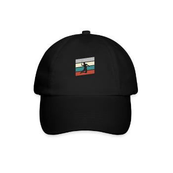 Badminton Rétro - Casquette classique - noir/noir - Devant