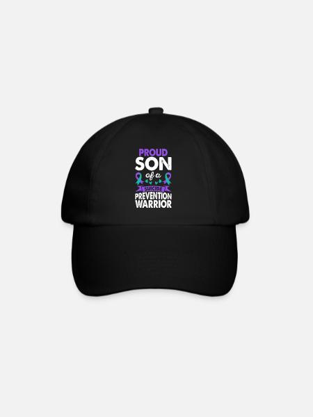 Fils du guerrier de la prévention du suicide - Casquette classique - noir/noir