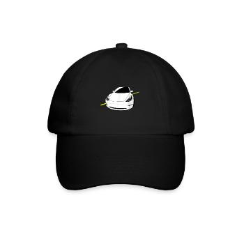 Electric Car, Drive The Future, Zero Emissions - Baseball Cap - black/black - Front