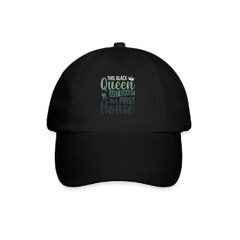 Cette reine noire a acheté sa première maison - - Casquette classique - noir/noir - Devant