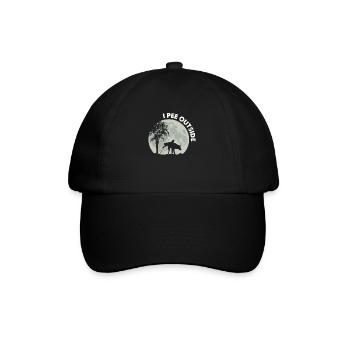 Je fais dehors chien - Casquette classique - noir/noir - Devant