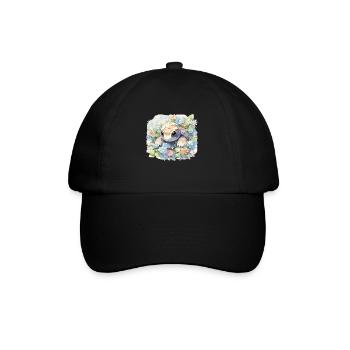 Turtle Lizard Turtle Baby Turtles - Baseball Cap - black/black - Front