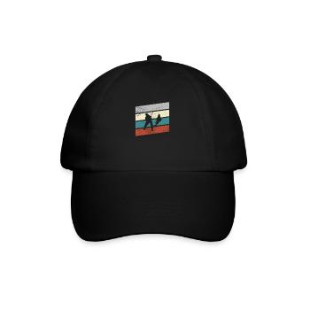 Fishing Retro - Baseball Cap - black/black - Front