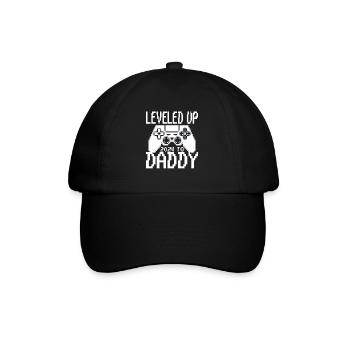 Grossesse 2024 - Futur père - Papa - Casquette classique - noir/noir - Devant
