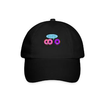 On Wednesday we wear them pink - Baseball Cap - black/black - Front