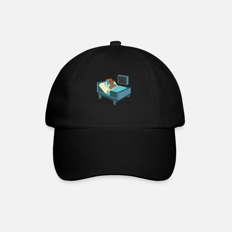 Hôpitaux de chèvres Montagnes - Casquette classique - noir/noir
