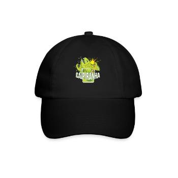 Caipiranha Cocktail Alcohol Party - Baseball Cap - black/black - Front
