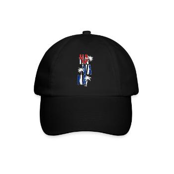 La Havane, Cuba - Casquette classique - noir/noir - Devant