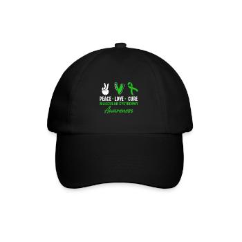 Peace, Love, Healing, Muscular Dystrophy, Consciousness - Baseball Cap - black/black - Front