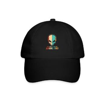 Nous sommes déjà parmi vous conspiration ufo - Casquette classique - noir/noir - Devant