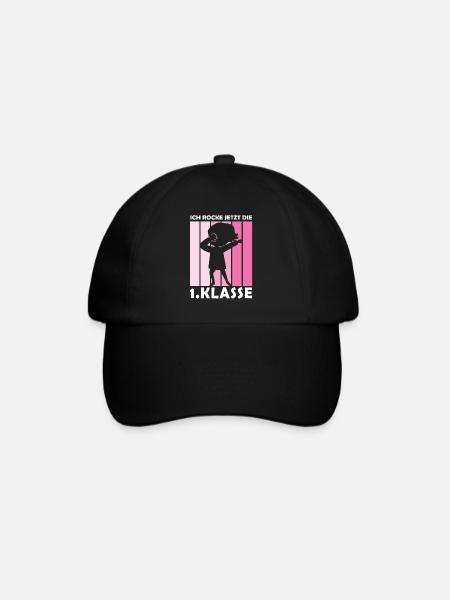 1.Klasse Dabbing Schulanfänger Geschenk - Baseballkappe - Schwarz/Schwarz