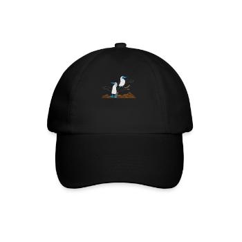 Fou à pieds bleus - Casquette classique - noir/noir - Devant