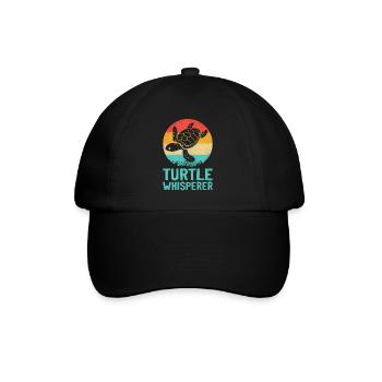 Sea Turtle Tortoise Retro Vintage - Casquette classique - noir/noir - Devant