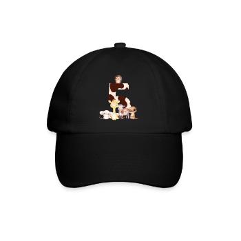 5th Anniversary - Fifth Anniversary Animals - Baseball Cap - black/black - Front