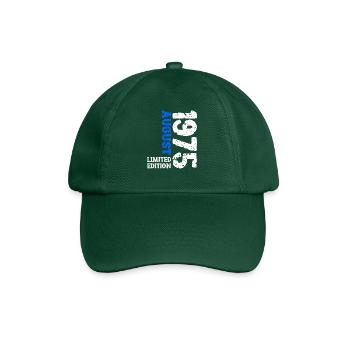 1975 August Limited Edition 48. Geburtstag Outfit - Baseballkappe - Flaschengrün - Vorne