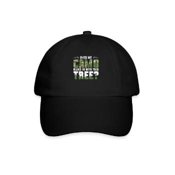 Mon camouflage convient-il à cet arbre? - Géocaching - Casquette classique - noir/noir - Devant